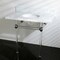 Fauceture 36X22 Marble Vanity Top W/ Acrylic Feet Combo, Marble/Chrome KVPB36MA1 - alternate 4